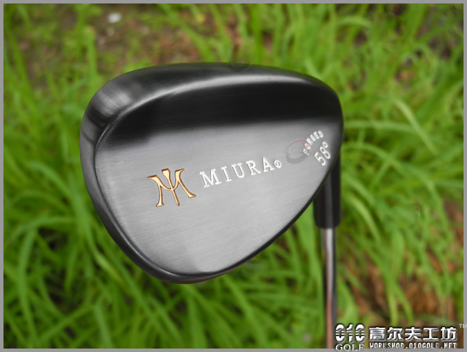 【进口】Miura black wedges 三浦国际版 倒旋 黑色挖起杆头