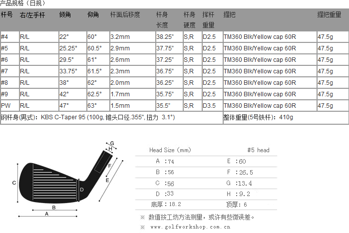 【正品】Taylormade RBZ TOUR火箭锋 职业款铁杆 T版