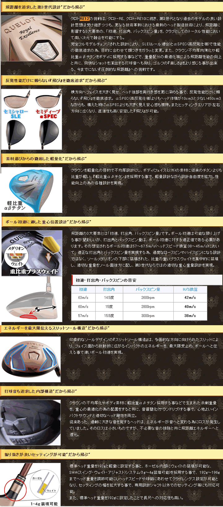 【进口】Geotech Quelot RE12 SLE 超飞行 一号木杆头