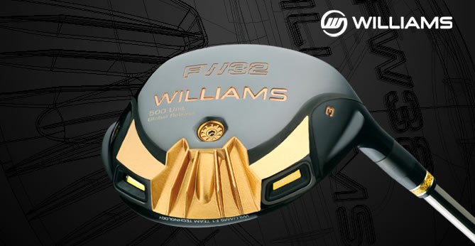 【正品】williams FW32 黑金全球限量500组5号球道木杆头